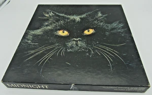Vintage 1977 Springbok "Midnight Magic" Black Cat 500 Piece Jigsaw Puzzle - Picture 1 of 4
