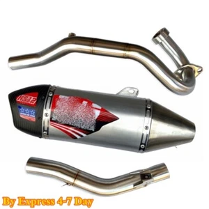 Exhaust Headers Muffler Honda CRF300L/Rally Stainless steel System Side Pipe - Picture 1 of 9