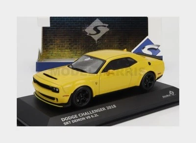 SOLIDO 4310308 DODGE - CHALLENGER COUPE 2018 - YELLOW BLACK - 1/43 - Immagine 1 di 2