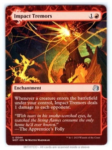 MTG Impact Tremors Wilds of Eldraine: Enchanting Tales NM - Picture 1 of 2
