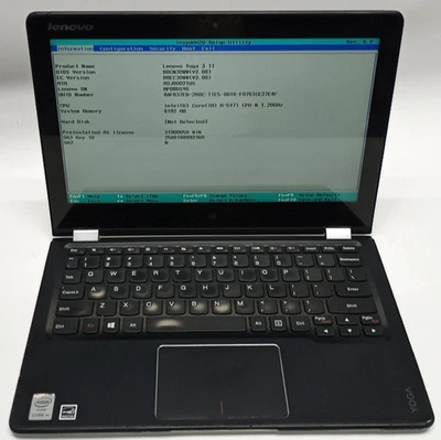 Lenovo Yoga 3 11 TOUCH Intel Core M-5Y71@1.20GHz 8GB RAM Sin HDD Sin OS WC266! Foto 1 de 4