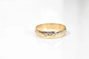 14K LF Made in Ireland Claddagh Band 3,7G Größe 9,75+ - Bild 1 von 4
