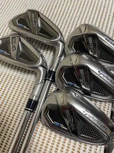 Used Taylormade SIM2 MAX OS KBS MAX MT85 R  irons #6-Pw - Picture 1 of 8