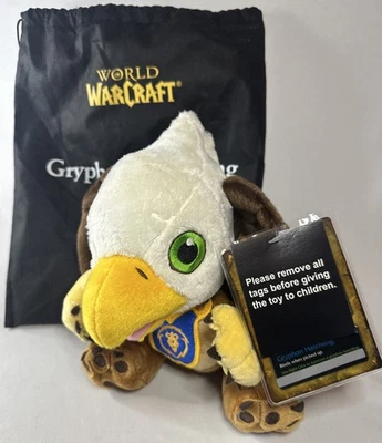 Peluche World of Warcraft Gryphon Hatchling 2009 con código sin usar Foto 1 de 4