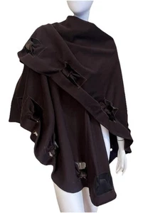 SHILA ROMA NEW YORK CAPE PONCHO Vintage - Picture 1 of 14