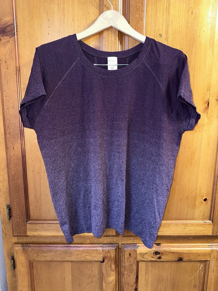 Camiseta Athleta Top Momentum Sin Costuras Entrenamiento Correr Ombre 880125 Para Mujer’s 2X Foto 1 de 4