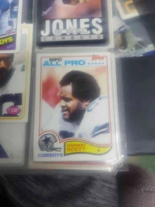 Carta Calcio 1982 Topps Herbert Scott #322 NFC All-Pro Dallas Cowboys - Foto 1 di 1