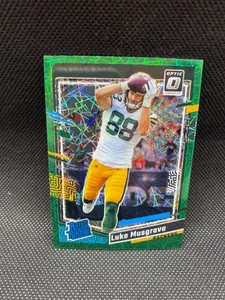 2023 Panini Donruss Optic - Rated Rookie Luke Musgrave #241 Green Velocity Prizm - Picture 1 of 2