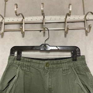 Boy Scouts Shorts Men 30 Green Cargo Cotton Outdoor Hiking Uniform Canvas BSA S - Picture 1 of 10