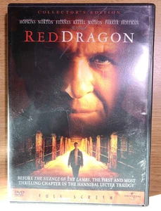 Red Dragon (DVD, 2002, Full Screen, Collector’s Edition) Anthony Hopkins - Picture 1 of 2