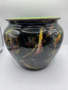 Ebeling & Reuss of Philadelphia ERPHILA Bohemian Art Pottery Pot Czechoslovakia - Picture 1 of 5