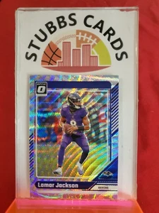 2024 Panini Donruss Optic - Lamar Jackson #13 Wave Prizm 095/300 - Picture 1 of 2