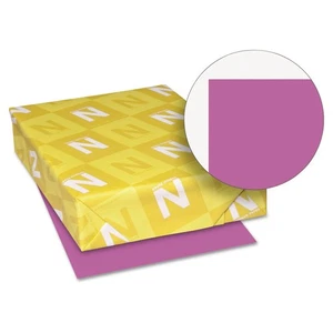Astrobrights Color Cardstock, 65 lb Cover Weight, 8.5 x 11, Planetary Purple, 25 - Picture 1 of 4