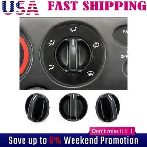 3PC Replacement A/C Heater Panel Control Knob For 00-06 Toyota Tundra Nzftwdaisf - Picture 1 of 13