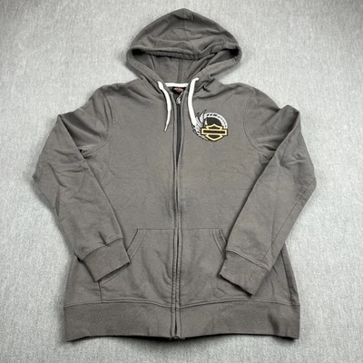 Толстовка с капюшоном женская на молнии Harley Davidson 115 лет M* (без бирки размера) Oconomowoc, Wi - Изображение 1 из 4