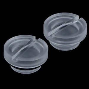 2pcs Frosted G1/4 Water Plug Matte Acrylic Water Stop Lock Seal Button _cn - Photo 1/12
