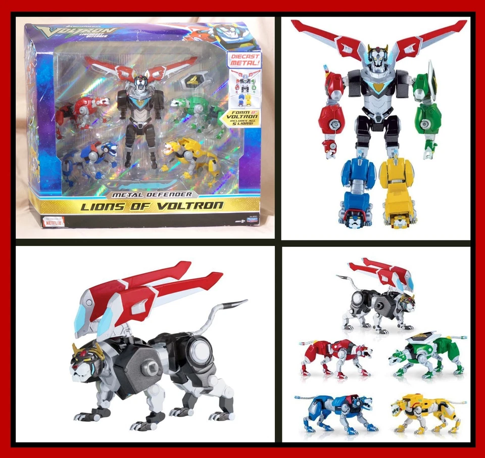 VOLTRON LEGENDARY METAL DEFENDER SET-New-Diecast-Dreamworks-2017-SDCC-FREE SHIPP - Image 1 of 4