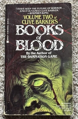 Clive Barker's Books Of Blood Volume Two Paperback 1986 Vintage Horror FREE SHIP Foto 1 de 4