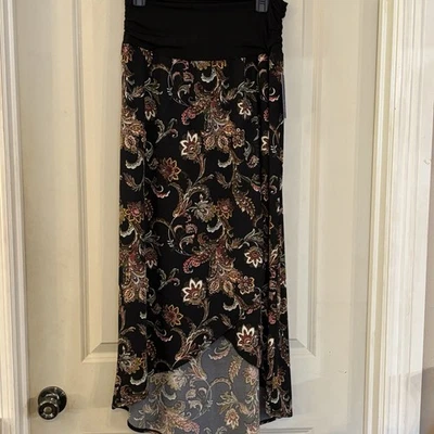 Maxi Falda Mujer Talla XL Apt 9 Multicolor Paisley Elastizada Imitación Envoltura Pull On Nueva con Etiquetas Foto 1 de 4