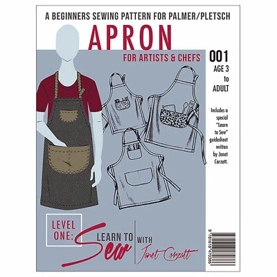 PALMER PLETSCH "APRON FOR ARTISTS & CHEFS" SEWING PATTERN - Image 1 of 2