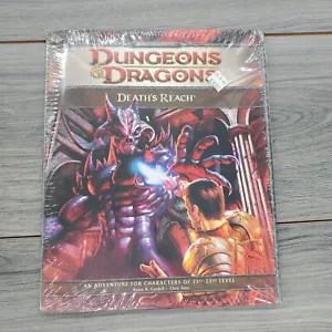 Dungeons & Dragons 4E Death's Reach D&D RPG Book SEALED VHTF RARE - Picture 1 of 2