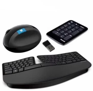 Teclado ergonómico Microsoft Sculpt con teclado y ratón para empresa/versión CN - Imagen 1 de 5