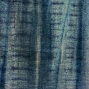 KRAVET COUTURE TESSUTO TAPPEZZERIA STAMPA CINIGLIA TIE DYE 515.0 INDACO 4,75 IARDE - Foto 1 di 2