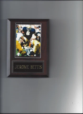 JEROME BETTIS PLAQUE NOTRE DAME FOOTBALL NCAA FIGHTING IRISH Cover