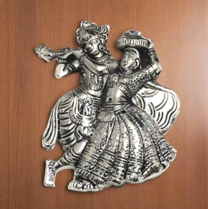 Colgante de plata alemán Lord Radha Krishana de 1 pieza - Imagen 1 de 8