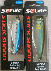 Lot Of (2) Sebile Stick Shadd( Different Sizes An Colors) Nice!! - Picture 1 of 14