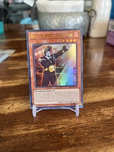 Yugioh Battlin' BOXER PROMOTER ULTRA RARE NEAR MINT (NM) - Picture 1 of 2