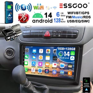 Autoradio Für Mercedes-Benz Viano Vito W639 W169 W906 Android14 GPS DVR 4G 128GB - Bild 1 von 16