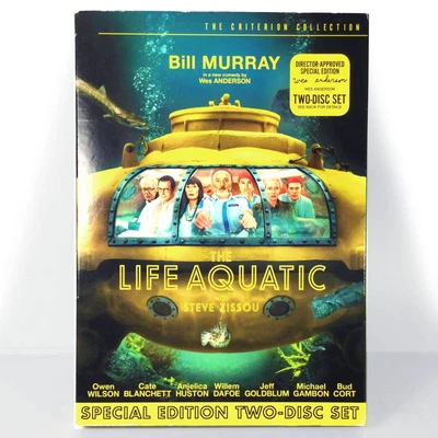 The Life Aquatic (2-Disc DVD, 2004, Widescreen, Criterion) Like New w/ Slip ! - Image 1 of 4