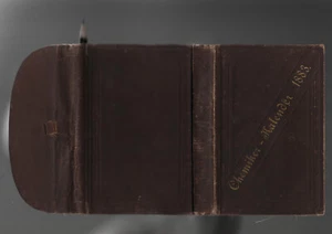 1883 Biermann: Chemiker - Kalender, 248 S., kleine Rarität , Chemie - Historie - Bild 1 von 3