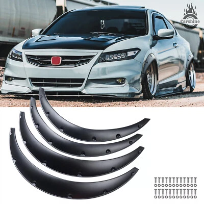 Fender flares For Honda Accord Civic Extra Wide Body Kit Wheel Arches Black 4PCS Foto 1 de 4