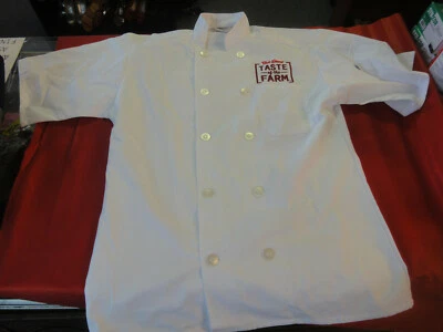 Uncommon Threads Bob Evan Taste of  Farm SM white chef cook restaurant uniform - Image 1 of 4