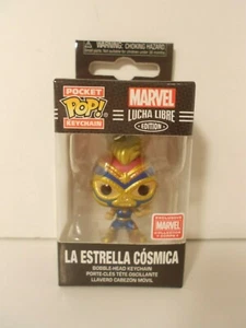 Marvel Funko Pocket POP! Lucha Libre LA ESTRELLA COSMICA (CAPTAIN MARVEL) MCCE - Bild 1 von 9