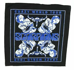 NEW Scorpions Crazy World Tour Black Bandana Band Merch - Picture 1 of 1