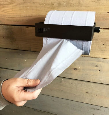 MEGAMAXX Blaue Rolle Papiertuchspender Wandmontage Industrie Garage Halter trockene Hände