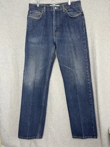 Levi's Men's blue jeans 505 sz 36 X 34 Regular Fit Straight Leg Jeans Dark Wash - Picture 1 of 13
