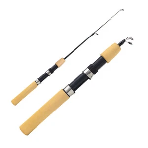 Mini Telescopic Portable Carbon Fiber Carp Fishing Pole Winter Fishing - Photo 1/14