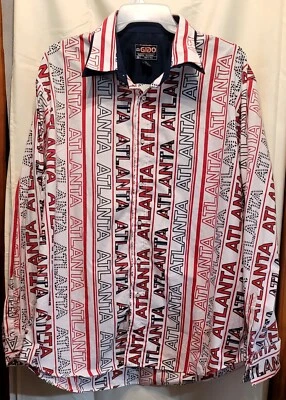 Рубашка с длинным рукавом на пуговицах мужская Gido Sorts Extreme 3XL Atlanta AOP - Изображение 1 из 4