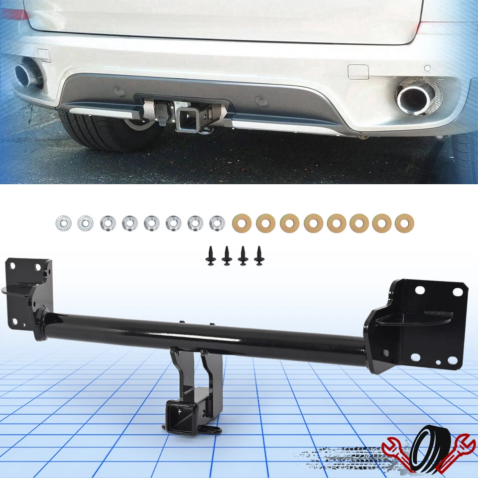 Class-3 Trailer Hitch Receiver Rear Bumper Tow Kit 2" for BMW X5 07-18 X6 14-19 Foto 1 de 4