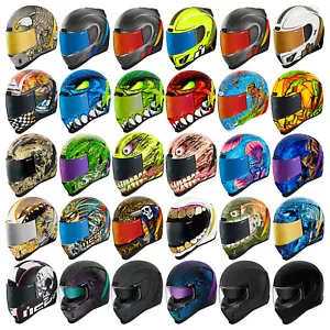 Icon Airform Street Motorcycle Helmets - CHOOSE COLOR & SIZE - Picture 1 of 226