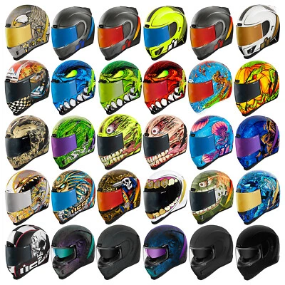 Icon Airform Street Motorcycle Helmets - CHOOSE COLOR & SIZE - Imagem 1 de 2
