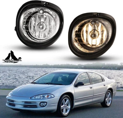 Par de luces antiniebla para Dodge Intrepid 1998-2004 transparente parachoques delantero lámpara repuesto Foto 1 de 4