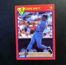 1989 Score Superstar #4 George Brett Kansas City Royals HOF