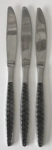 Coltello da Pranzo Vintage RARO ORLEANS Acciaio Inox X3 Posate ROULETTE Giappone MCM - Foto 1 di 3