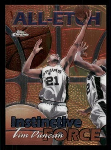 1999-00 Topps Chrome All-Etch #AE16 Tim Duncan - Picture 1 of 2