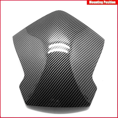 Front Middle Nose Trim Cover Fairing Pannel Carbon Fiber HONDA VFR 1200 10-2017 Foto 1 de 4